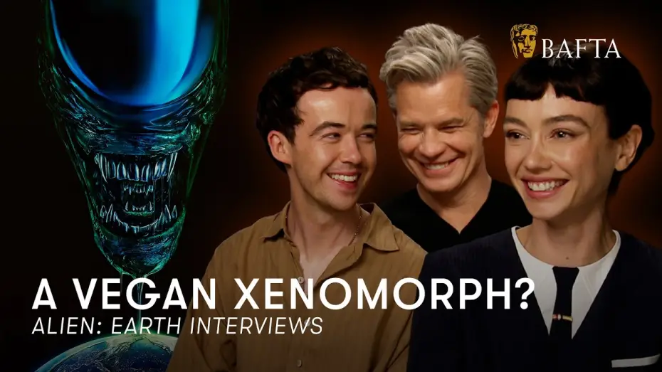 Video for the series Alien: Earth — Alien Earth Cast & Creators Reveal the Vegan Xenomorph and Filming in Thailand | BAFTA