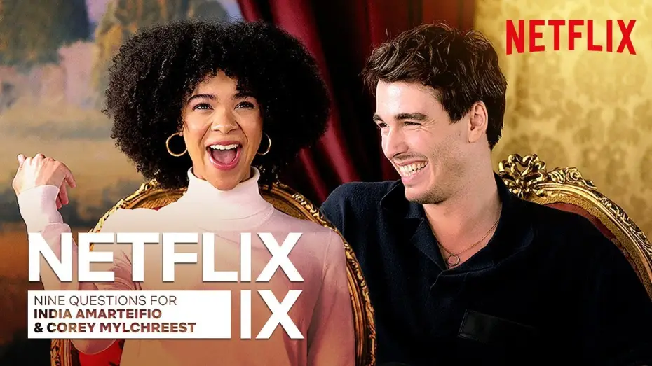 Video for the series Queen Charlotte: A Bridgerton Story — The India Amarteifio and Corey Mylchreest Queen Charlotte Interview | Netflix IX