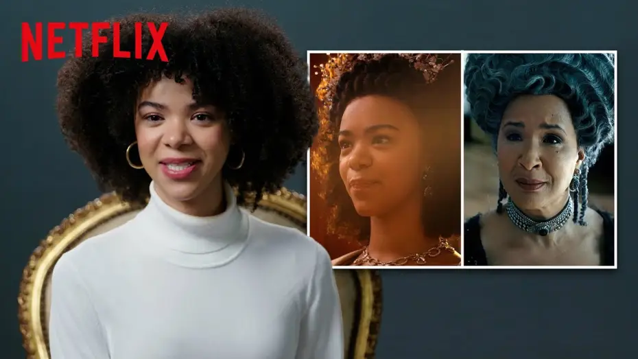 Video for the series Queen Charlotte: A Bridgerton Story — How the Perfect Queen Charlotte Was Cast | Queen Charlotte: A Bridgerton Story | Netflix