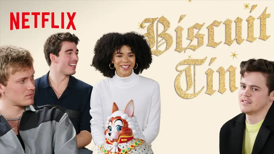 Video for the series Queen Charlotte: A Bridgerton Story — The Queen Charlotte: A Bridgerton Story Cast Answer Questions from a Nosy Biscuit Tin | Netflix