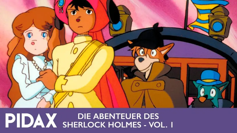 Видео к сериалу Sherlock Hound — Pidax - Die Abenteuer des Sherlock Holmes, Vol. 1 (1984/5, Hayao Miyazaki)