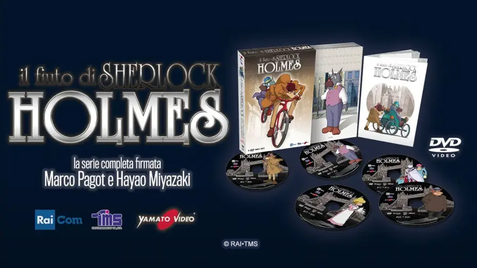 Видео к сериалу Sherlock Hound — IL FIUTO DI SHERLOCK HOLMES | La serie completa in DVD (box 5 dischi)