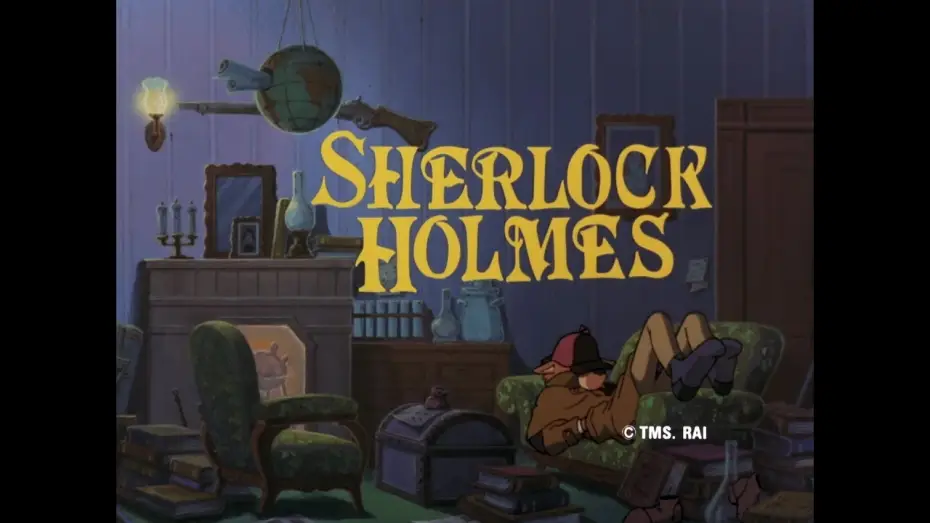 Видео к сериалу Sherlock Hound — Sherlock Hound - English Intro (HD)