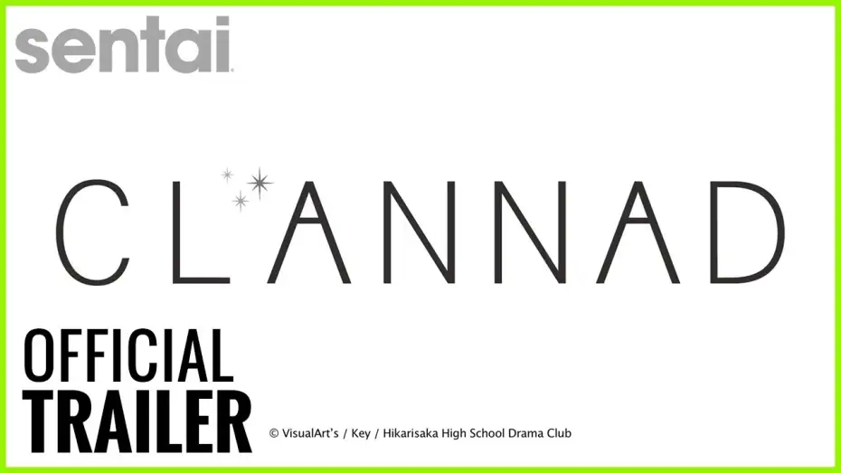 Video for the series Clannad — Clannad Official Trailer
