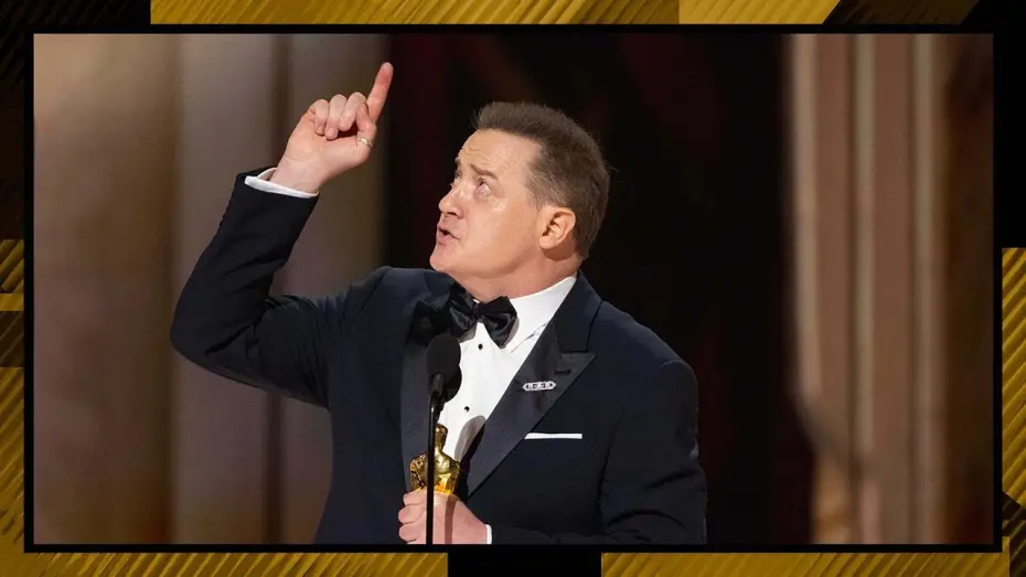 Видео к сериалу The Oscars — Brendan Fraser Wins Best Actor in a Leading Role for 'The Whale' | 95th Oscars (2023)