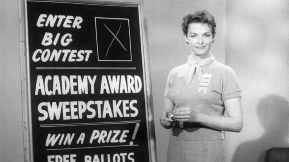 Видео к сериалу The Oscars — Academy Awards Sweepstakes snipe featuring Jane Russell (1957) [FTD-0621]