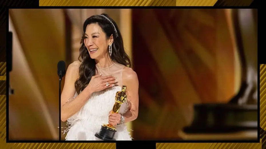 Видео к сериалу The Oscars — Michelle Yeoh Wins Best Actress for 'Everything Everywhere All at Once' | 95th Oscars (2023)