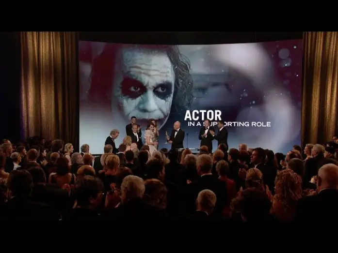 Видео к сериалу The Oscars — Heath Ledger Wins Best Supporting Actor for the Joker in 'The Dark Knight' | 81st Oscars (2009)