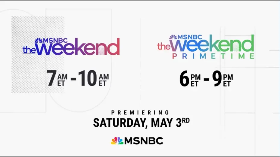 Видео к сериалу TheWeekend — The Weekend and The Weekend: Primetime | MSNBC
