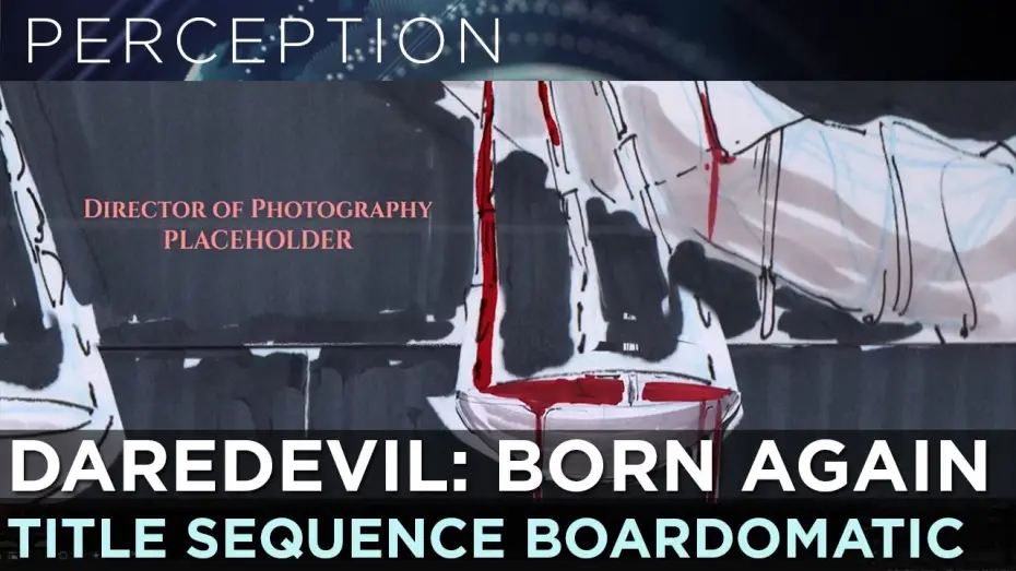 Video for the series Daredevil: Born Again — Title Sequence Boardomatic