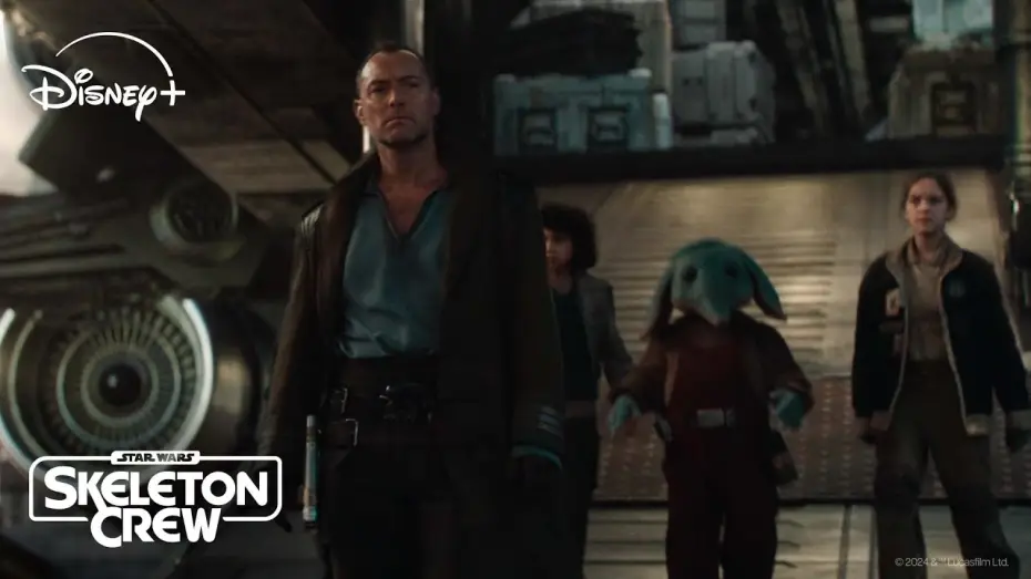 Видео к сериалу Star Wars: Skeleton Crew — Streaming December 3