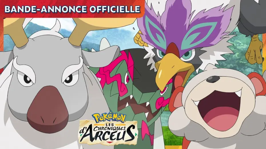 Video for the series Pokémon: The Arceus Chronicles — Bande-annonce officielle