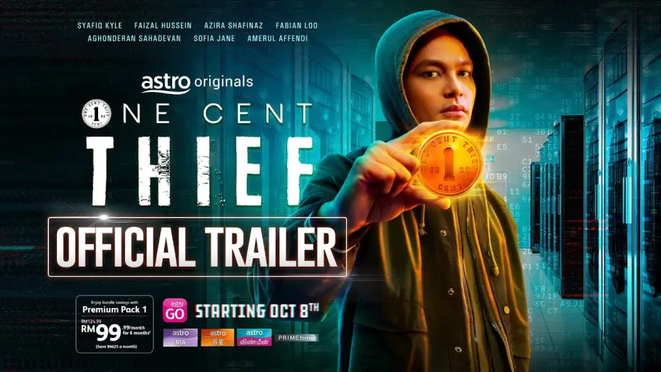 Video for the series One Cent Thief — ONE CENT THIEF -  OFFICIAL TRAILER | 8 OCTOBER 2022