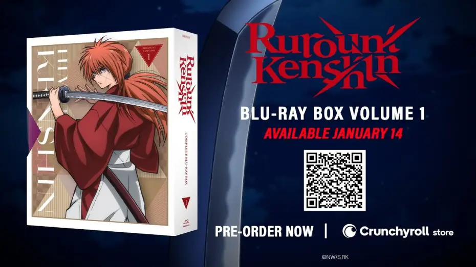 Video for the series Rurouni Kenshin — Complete Blu-ray Box Vol.1 Commercial