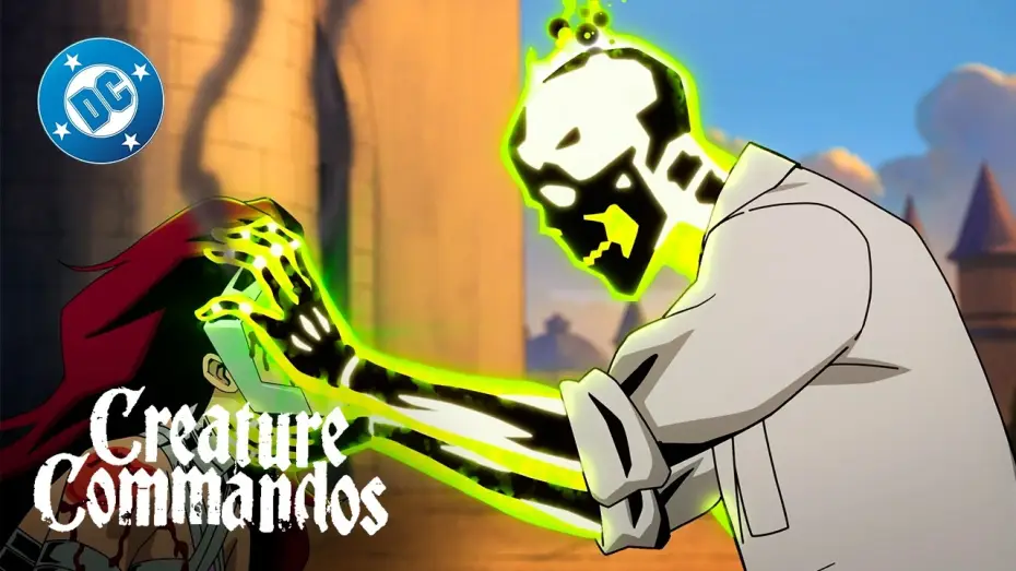 Видео к сериалу Creature Commandos — Creature Commandos - Dr. Phosphorus BURNS Circe 🔥 | Super Scenes | DC