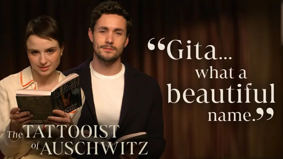 Video for the series The Tattooist of Auschwitz — Jonah Hauer-King and Anna Próchniak Read The Tattooist of Auschwitz