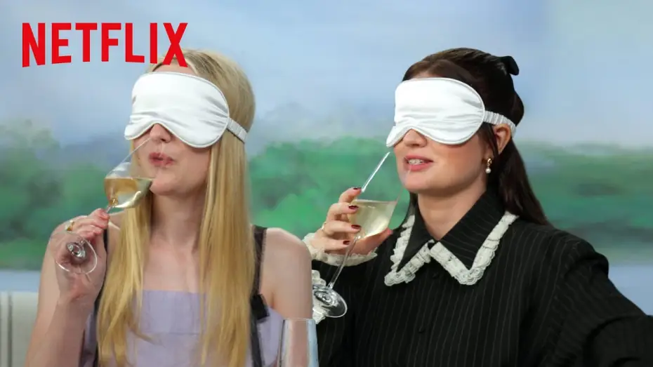 Video for the series The Perfect Couple — Limited Series — Fancy Taste Test with Eve Hewson, Dakota Fanning, Meghann Fahy