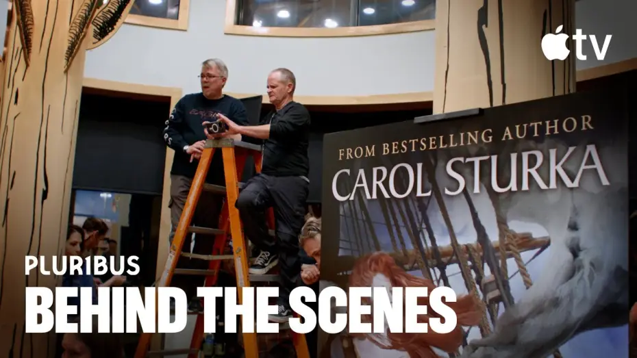 Video for the series Pluribus — Vince Gilligan and Rhea Seehorn on How They Chose the Name 'Carol Sturka'