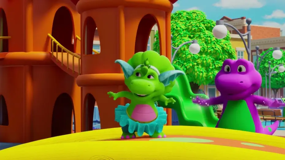 Video for the series Barney's World — Let's meet Baby Bop!