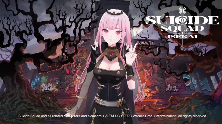 Видео к сериалу Suicide Squad Isekai — Message from Mori Calliope (ED Theme Artist)