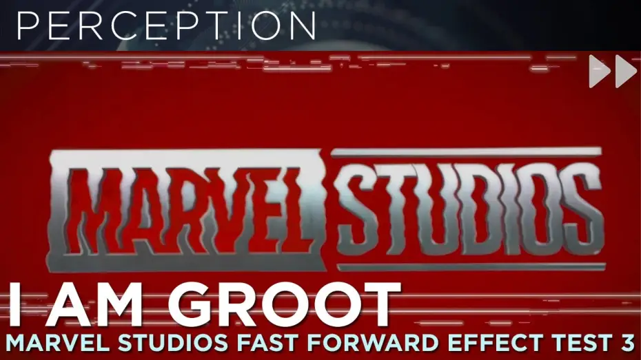 Video for the series I Am Groot — Custom Fast-Forwarded Marvel Studios Logo Look Development Test 3