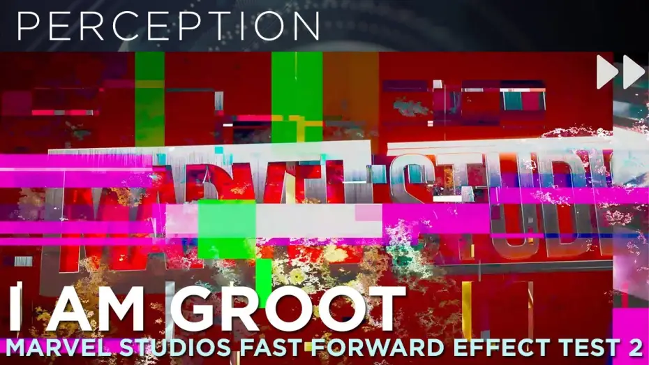 Video for the series I Am Groot — Custom Fast-Forwarded Marvel Studios Logo Look Development Test 2