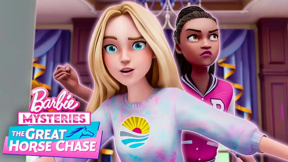 Video for the series Barbie Mysteries — The case of the missing horse! Barbie & Barbie go through their suspects!