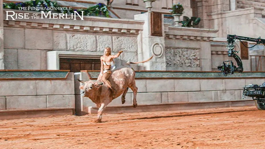 Video for the series The Pendragon Cycle: Rise of the Merlin — What It Takes to Tame a Bull | The Pendragon Cycle Production Diary 9