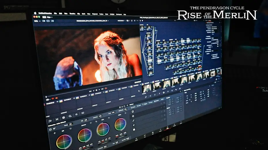 Video for the series The Pendragon Cycle: Rise of the Merlin — How Post-Production Brings a Medieval Epic to Life