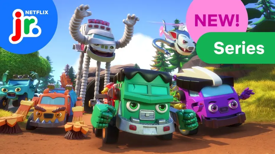 Видео к сериалу Mighty Monsterwheelies — Official Trailer