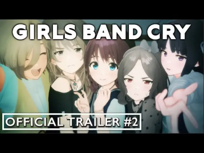 Video for the series Girls Band Cry — Season 1 — Official Trailer #2 [Subtitled]