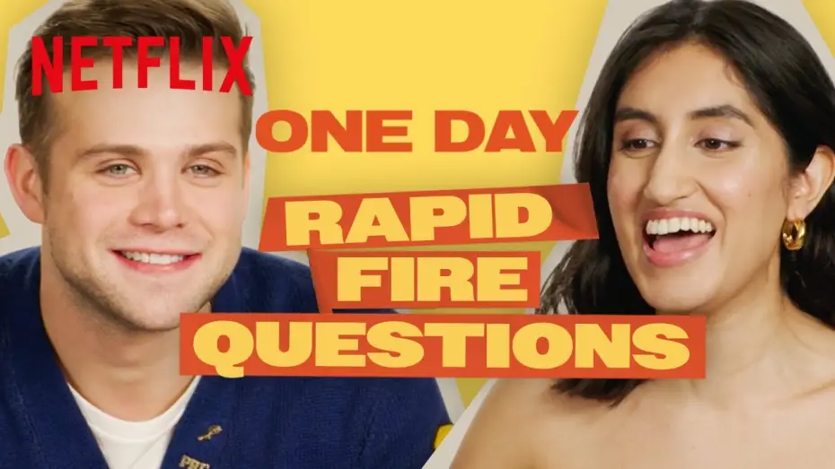 Video for the series One Day — Limited Series — Ambika Mod and Leo Woodall Answer Rapid(-ish) Fire Questions