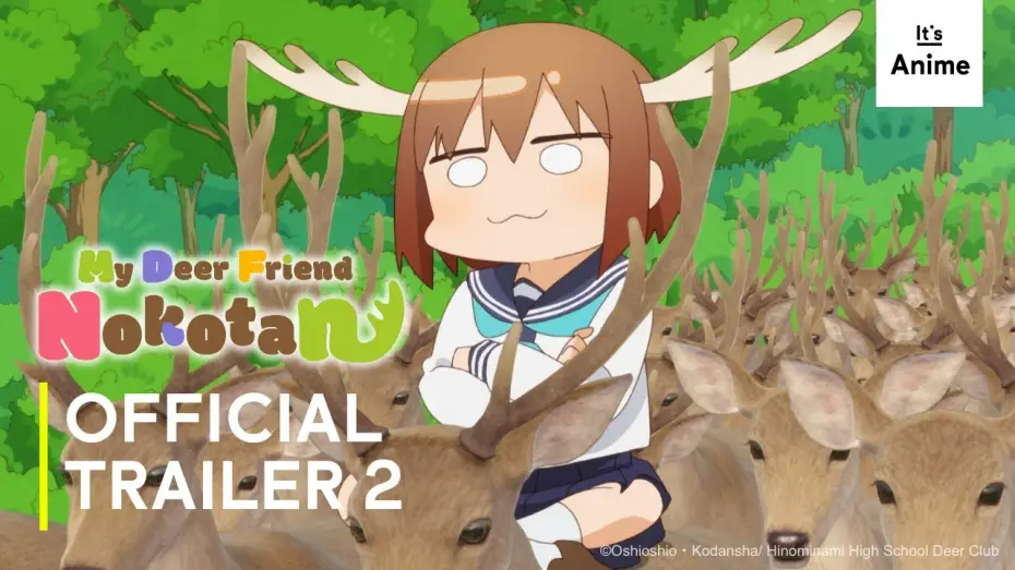 Video for the series My Deer Friend Nokotan — Official Trailer 2 [EN SUB]