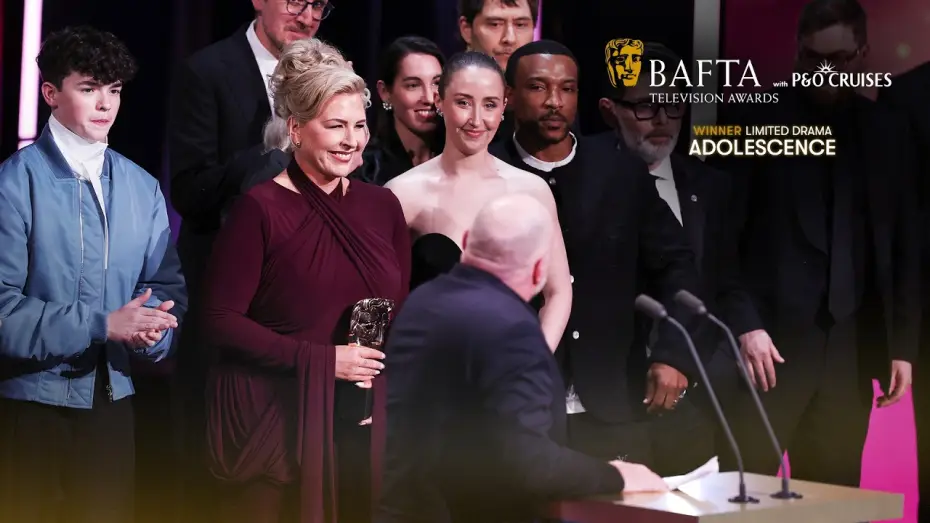 Video for the series Adolescence — “Don’t be a d**k…That was our motto" Adolescence Wins the Limited Drama BAFTA | BAFTA TV Awards 2026