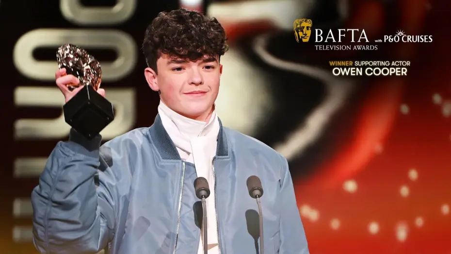 Video for the series Adolescence — "And three... The Beatles" Owen Cooper Wins Supporting Actor for Adolescence | BAFTA TV Awards 2026