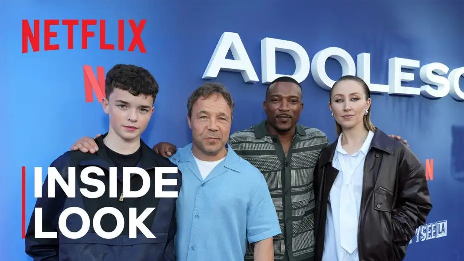 Video for the series Adolescence — The Cast Reflect on Working Together
