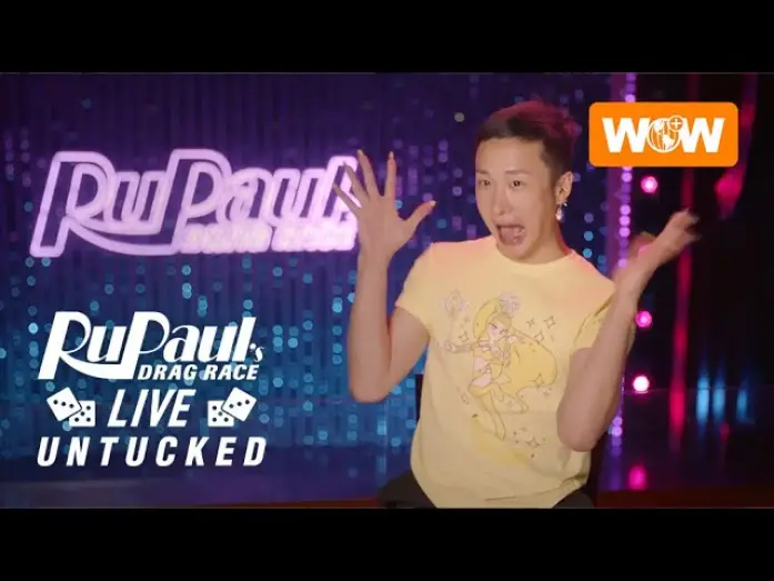 Video for the series RuPaul's Drag Race Live Untucked — RuPaul’s Drag Race Live Untucked |  Nymphia Wind Sneak Peek |  WOW Presents Plus