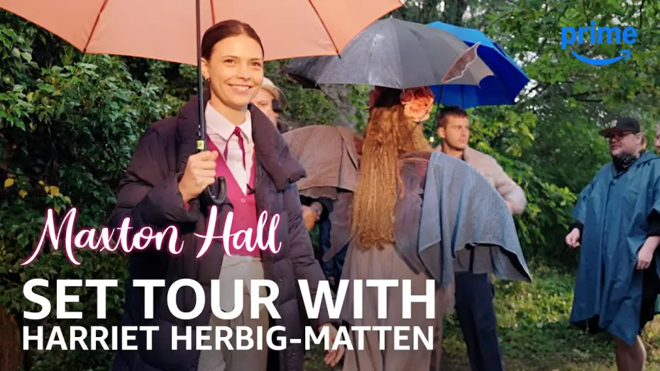 Video for the series Maxton Hall – The World Between Us — Set Tour with Harriet Herbig-Matten - S2