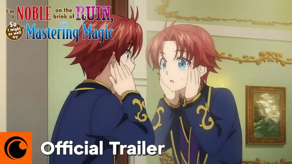 Video for the series I'm a Noble on the Brink of Ruin, So I Might as Well Try Mastering Magic — Official Trailer [Subtitled]