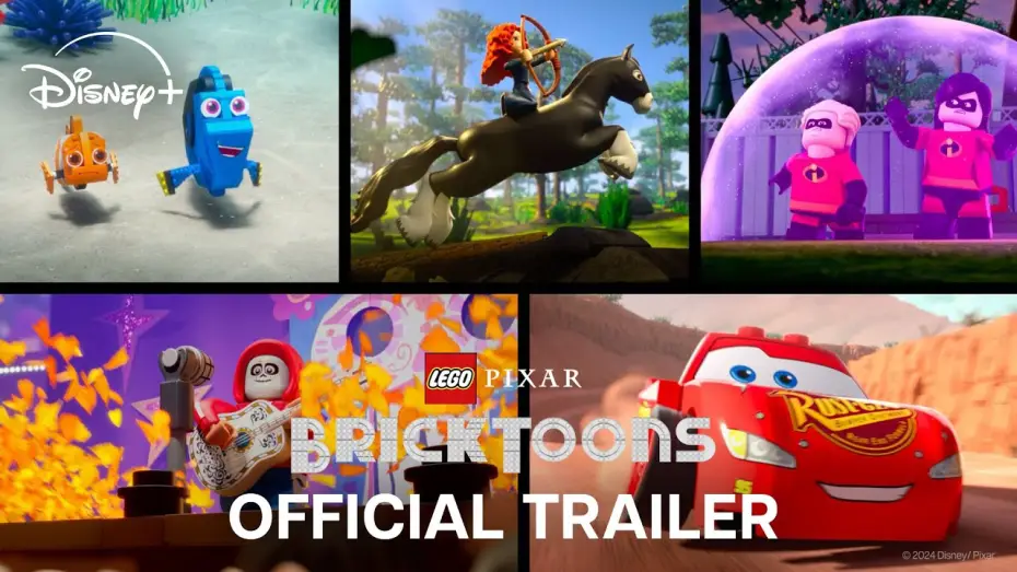 Video for the series LEGO Pixar: BrickToons — Official Trailer