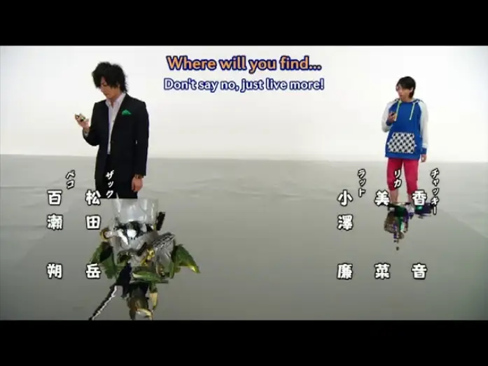 Video for the series Kamen Rider Gaim — Opening | Just Live More - Gaim no Kaze (Shonan no Kaze) [Subtitled]