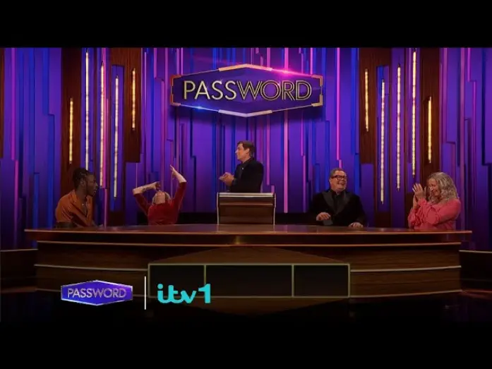 Video for the series Password — Watch new comedy panel show, Password | Stephen Mangan, Alan Carr and Daisy May Cooper | ITV