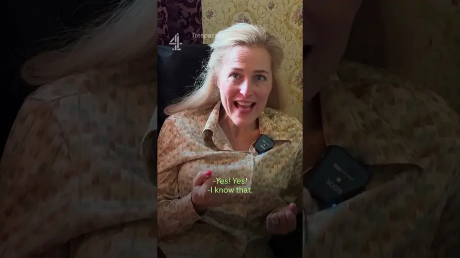 Video for the series Trespasses — Gillian Anderson and Tom Cullen didn't come up the Lagan in a bubble