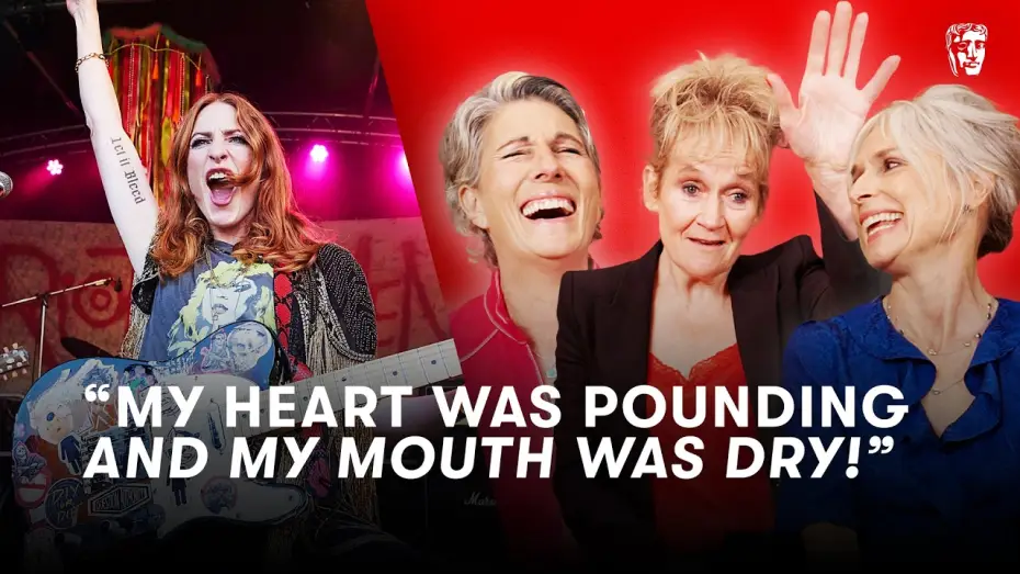 Video for the series Riot Women — Series 1 — More Than Menopause: Riot Women Cast Talk Learning to Drum and Sally Wainwright's Writing | BAFTA