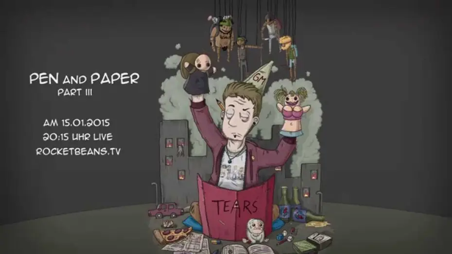 Video for the series Pen & Paper — T.3.A.R.S. - PEN & PAPER 3 | TEASER | 16.01. um 20:15