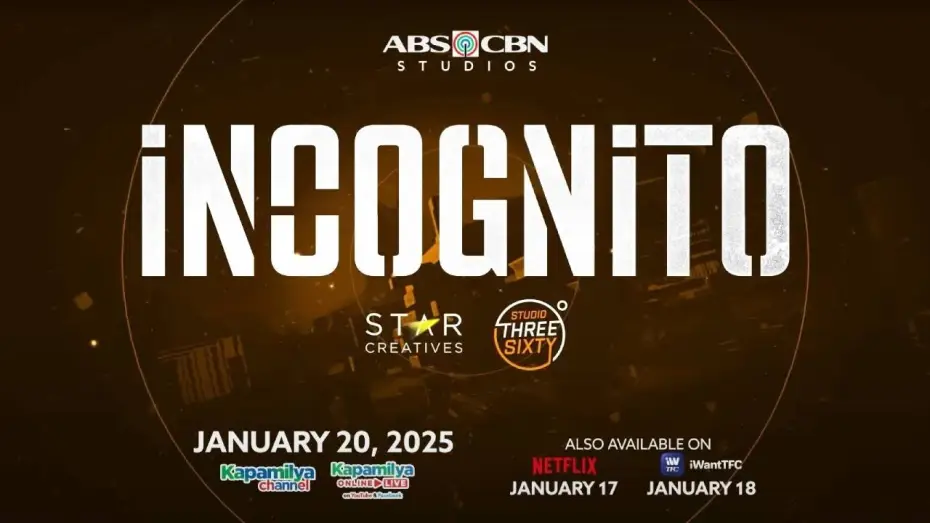 Video for the series Incognito — INCOGNITO Trailer