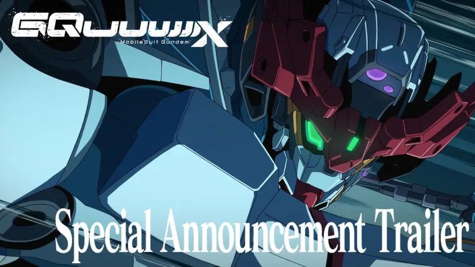 Видео к сериалу Mobile Suit Gundam GQuuuuuuX — Special Announcement Trailer [Subtitled]