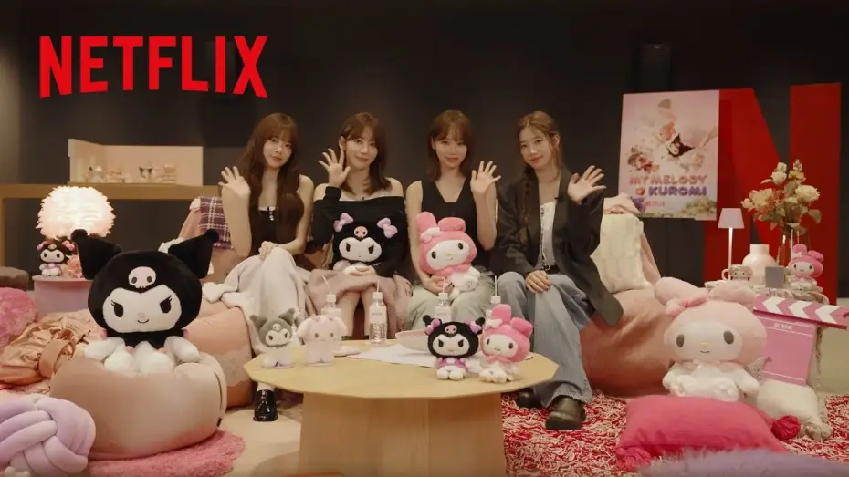 Video for the series My Melody & Kuromi — LE SSERAFIM Interview [Subtitled]