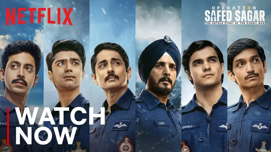 Video for the series Operation Safed Sagar: The Untold Story of the Kargil War — Operation Safed Sagar | Watch Now | Siddharth, Jimmy Shergill, Abhay, Mihir, Taaruk | Netflix
