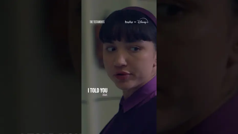 Video for the series The Testaments — A secret we couldn’t keep any longer.